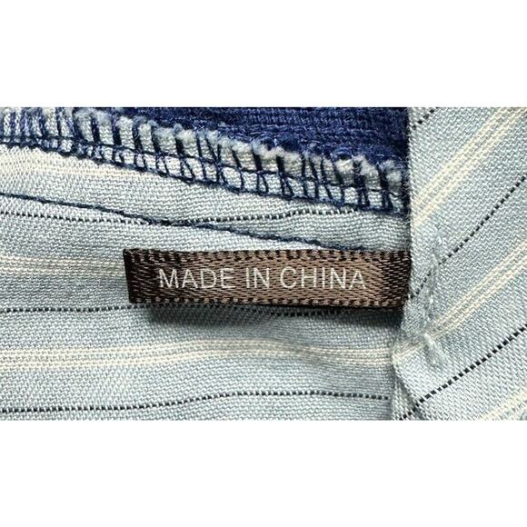 J. McLaughlin Men's Blue Flat Front Corduroy Pants - Size 34x30 - Picture 6 of 7